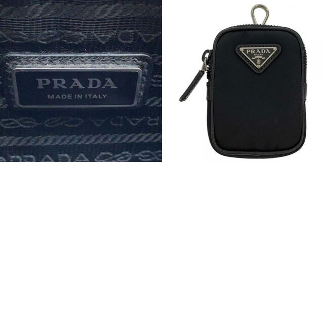 PRADA - プラダ ショルダーバッグ ミニポーチ付き ナイロン レザー