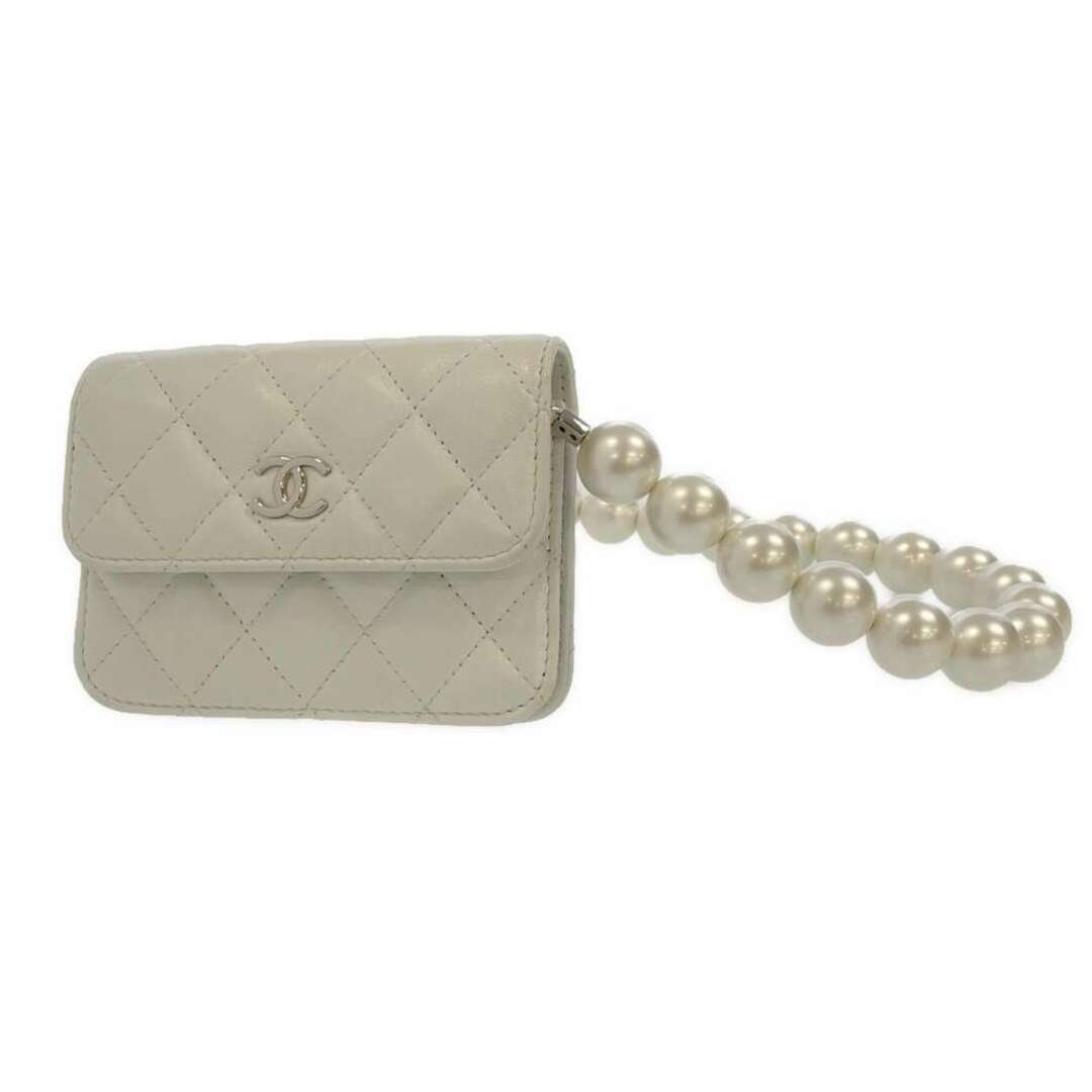 CHANEL - シャネル カードケース マトラッセ ココマーク ラムスキン