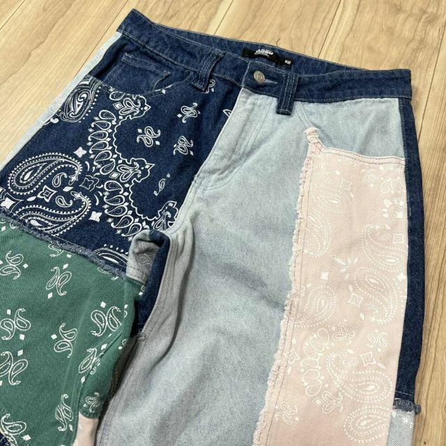 日本未発売 レア JADED LONDON ペイズリー デニムパンツR-4449