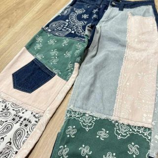 日本未発売 レア JADED LONDON ペイズリー デニムパンツR-4449