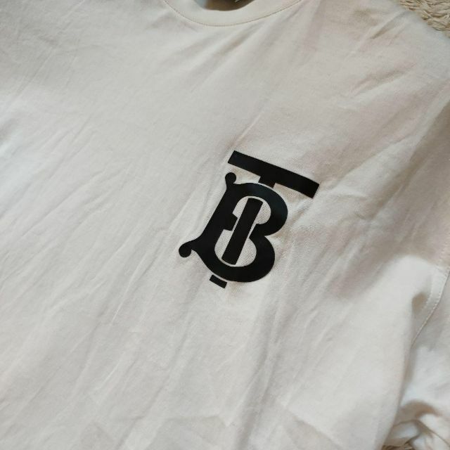 BURBERRY バーバリー ロゴ Tシャツ 半袖 ホワイト 現行品