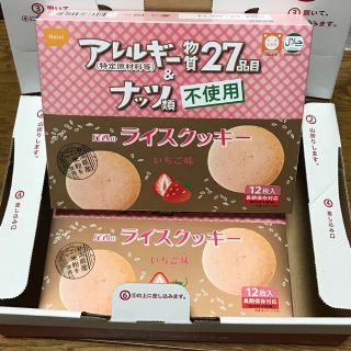 オニシショクヒン(Onisi Foods)のmu83様専用   尾西食品  ライスクッキー  2箱(防災関連グッズ)