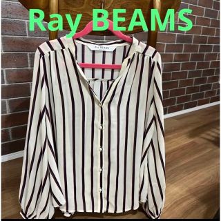 レイビームス(Ray BEAMS)の【Ray BEAMS】ストライプシャツ(シャツ/ブラウス(半袖/袖なし))