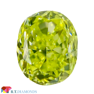 FANCY INTENSE YELLOW GREEN 0.169ct OV(その他)