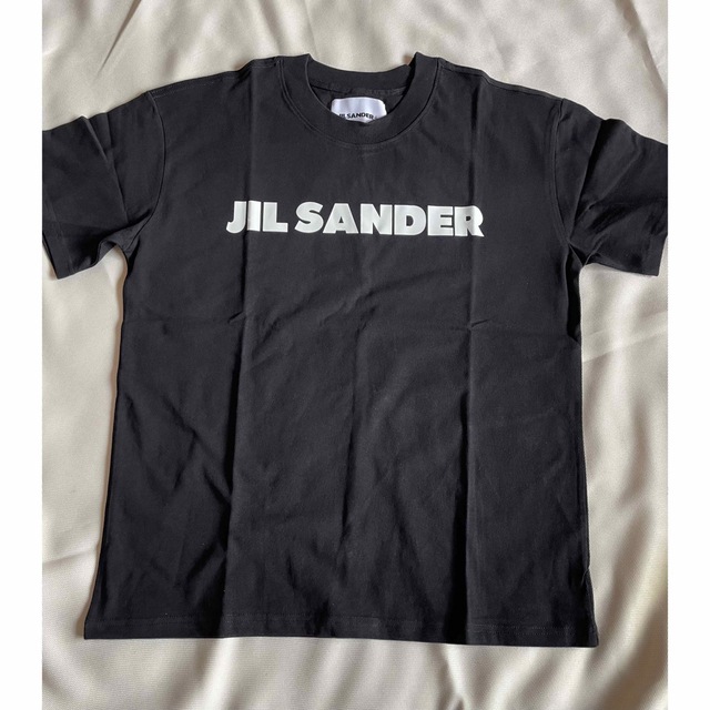 新品　JlL SANDER ジルサンダー　半袖ロゴTシャツ　男女兼用　S 黒