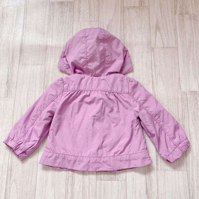 babyGAP(ベビーギャップ)の♦訳あり♦＊babyGap＊パープル＊上着＊80サイズ キッズ/ベビー/マタニティのキッズ服女の子用(90cm~)(ジャケット/上着)の商品写真