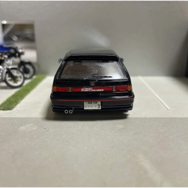 素人改造 MARK 43 1/43 ホンダ シビック EF9 SiRⅡ 黒の通販 by 素人改造 MARK 43 1/43 ホンダ シビック EF9 SiRⅡ 黒の通販 by