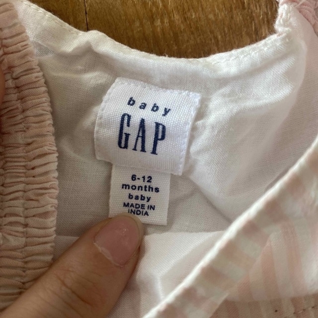 babyGAP(ベビーギャップ)のセットアップ　gap ピンク　60〜70 キッズ/ベビー/マタニティのベビー服(~85cm)(ロンパース)の商品写真