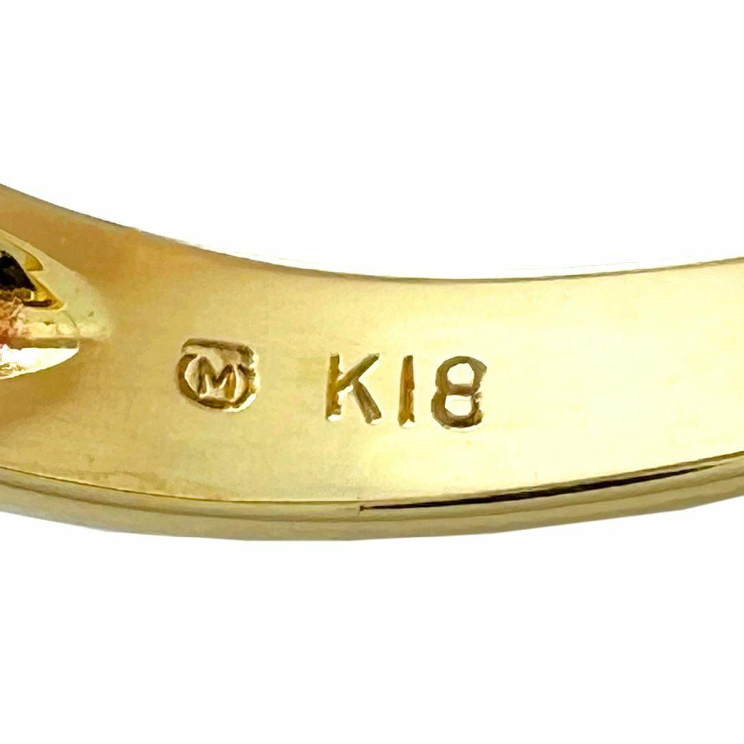 MIKIMOTO(ミキモト)のMIKIMOTO　ミキモト　リング　ダイヤ　パヴェ　K18　YG　8.5号　指輪 レディースのアクセサリー(リング(指輪))の商品写真