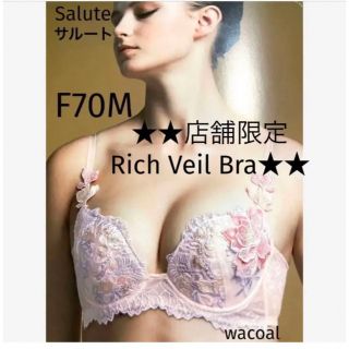 ワコール(Wacoal)の【新品タグ付】 ワコール／Salute★エジプト★Rich Veil☆F70M(ブラ&ショーツセット)