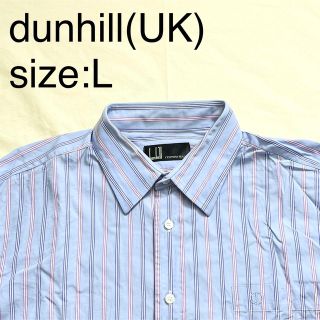 ダンヒル(Dunhill)のdunhill(UK)ビンテージコットンストライプグランパシャツ(シャツ)