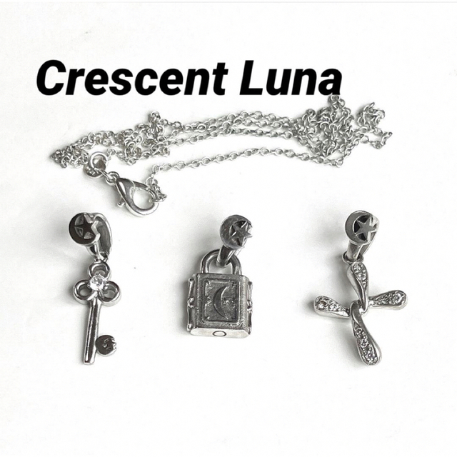 Crescent Lunaクレセントルナ ネックレス925silver3点SET - ネックレス