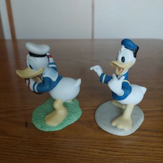 Disney - ディズニー ドナルドダック フィギュア 置物 陶器 おまけ付の