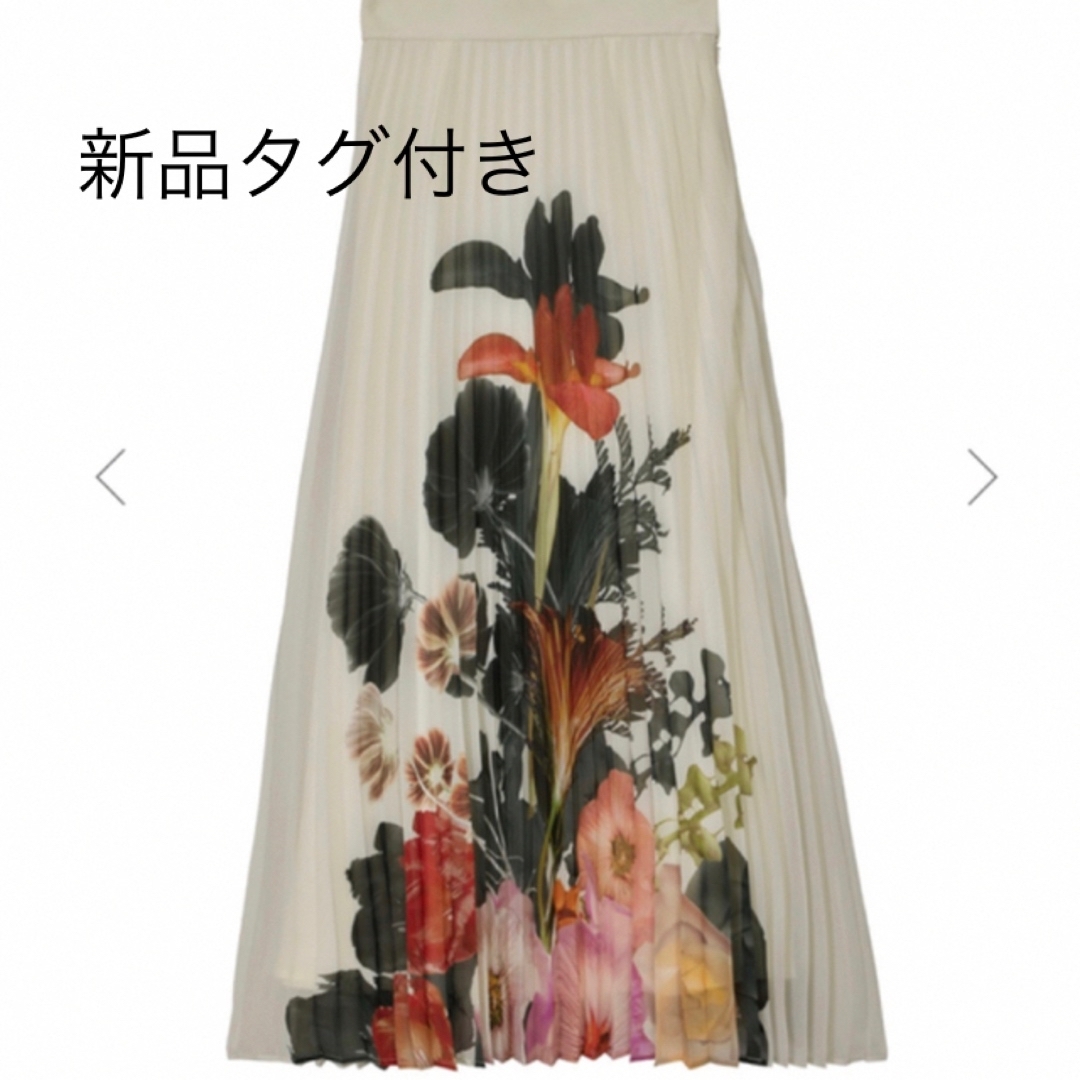 アメリ　MEDI ROENTGEN FLOWER PLEATS SKIRT