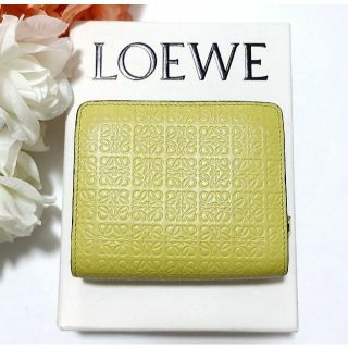 ロエベ(LOEWE)のロエベ☆★レザー☆リピート☆トライフォールド☆アナグラム☆折り財布(財布)