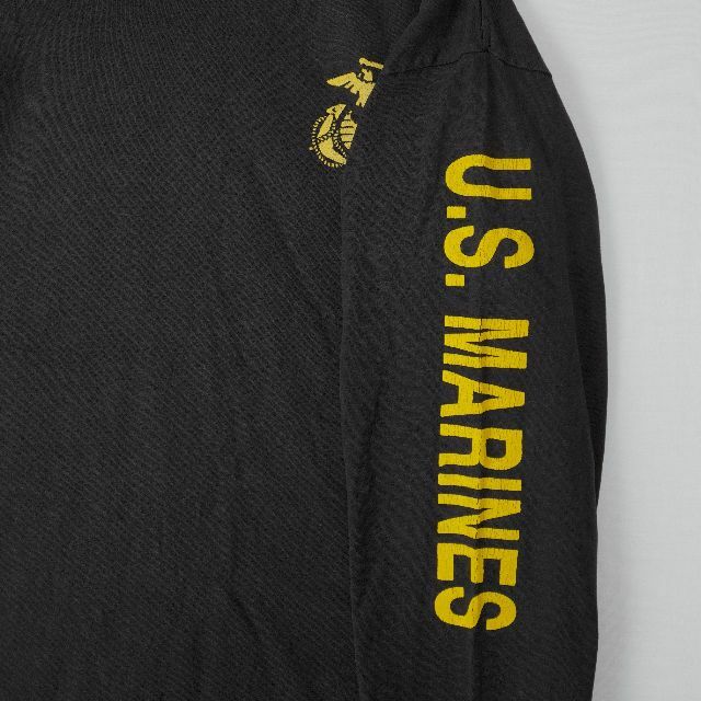 MILITARY(ミリタリー)のU.S. MARINES L/S T-shirts 2000s XL T180 メンズのトップス(Tシャツ/カットソー(七分/長袖))の商品写真