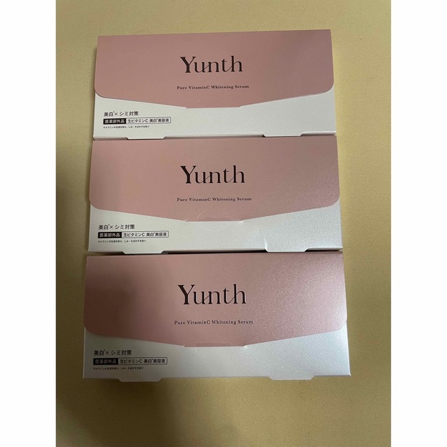 Yunth ユンス 生ビタミンC ○美容液 1ml×28包入×3箱