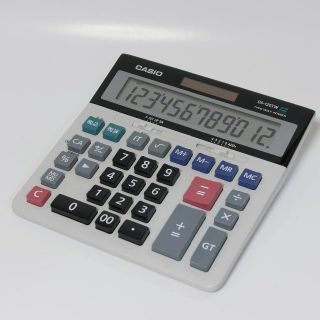 カシオ(CASIO)のCASIO DS-120TW 加算器方式 12桁電卓(OA機器)