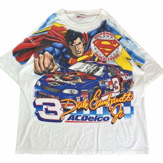 レア 90s USA製 スーパーマン レーシング Tシャツ NASCAR