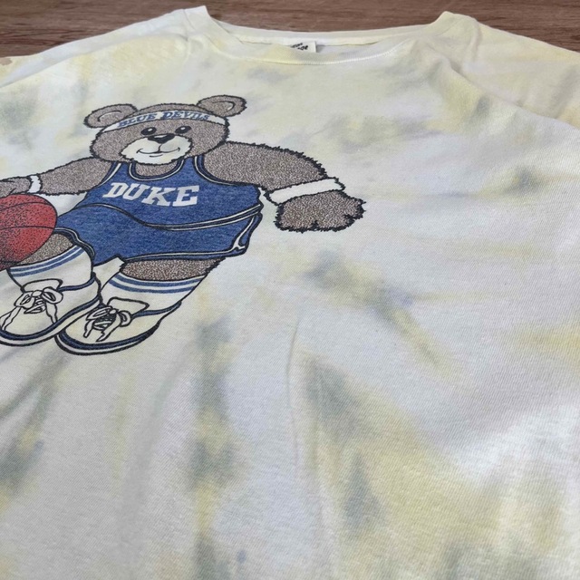 レア 90s USA製 DUKE大学 バスケ マスコット BLUE DEVILS メンズのトップス(Tシャツ/カットソー(半袖/袖なし))の商品写真