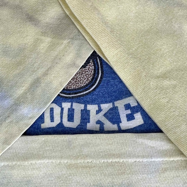 レア 90s USA製 DUKE大学 バスケ マスコット BLUE DEVILS メンズのトップス(Tシャツ/カットソー(半袖/袖なし))の商品写真