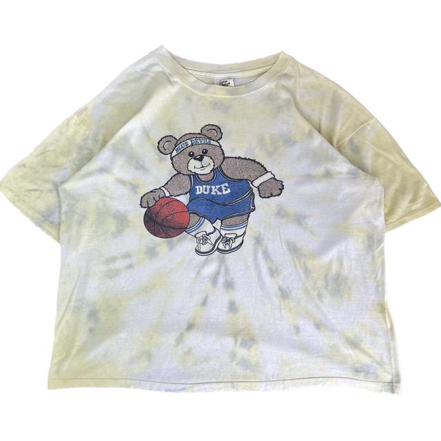 レア 90s USA製 DUKE大学 バスケ マスコット BLUE DEVILS メンズのトップス(Tシャツ/カットソー(半袖/袖なし))の商品写真