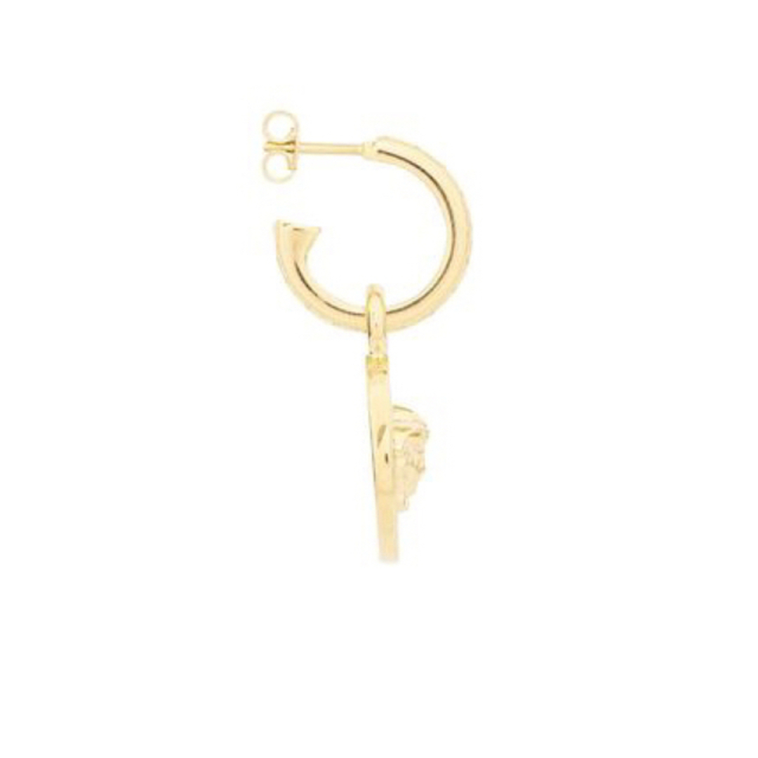新品箱入り! Versace クリスタル ラ メドゥーサ グレカ ピアス
