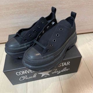 コンバース(CONVERSE)のconverse AS 100 TREKWAVE MN オールブラック(スニーカー)