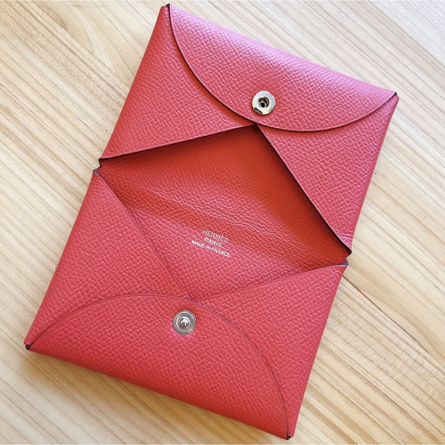 Hermes - 優子様専用☆エルメス カルヴィ ピンク・レッド系カラー 名刺