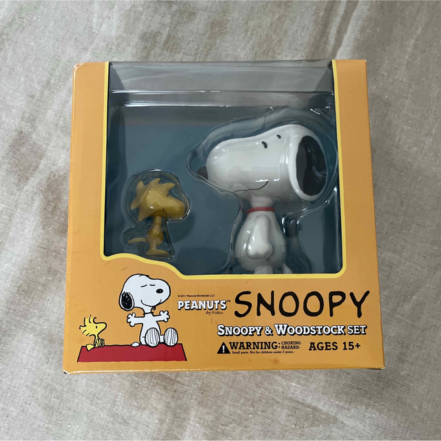 廃盤品 希少！ メディコムトイ　スヌーピー&ウッドストック フィギュアsnoopy