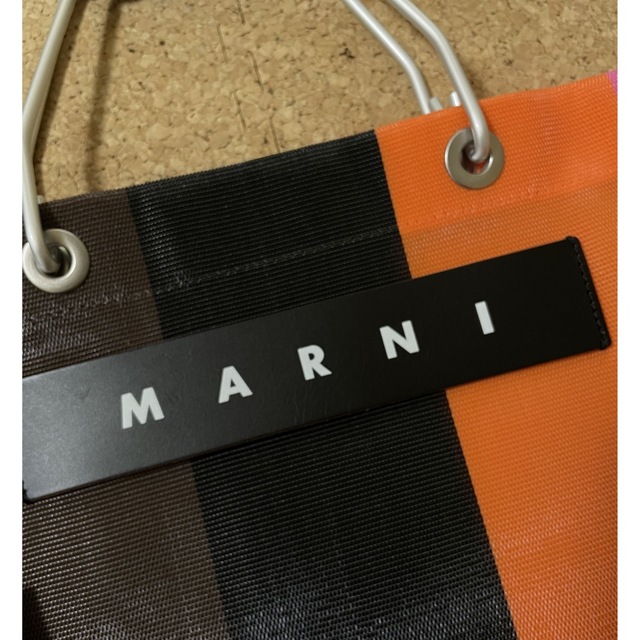 Marni(マルニ)のMARNI MARKET マルニ　カゴバッグ　ストライプ レディースのバッグ(トートバッグ)の商品写真
