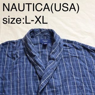 ノーティカ(NAUTICA)のNAUTICA(USA)ビンテージフランネルローブコート(その他)