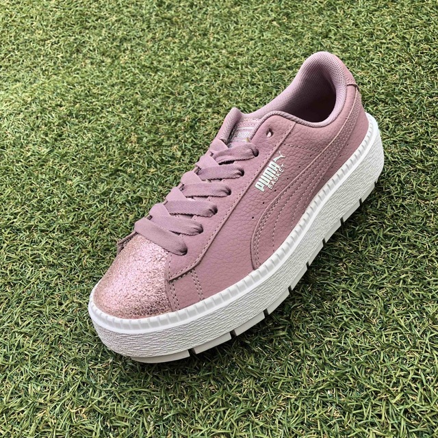 美品22.5PUMAプーマ バスケット プラットフォーム トレース HW97