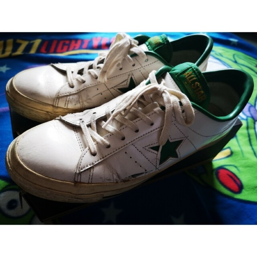 CONVERSE - 【☀️】CONVERSE ONE STAR OX WHITE/GREENの通販 by
