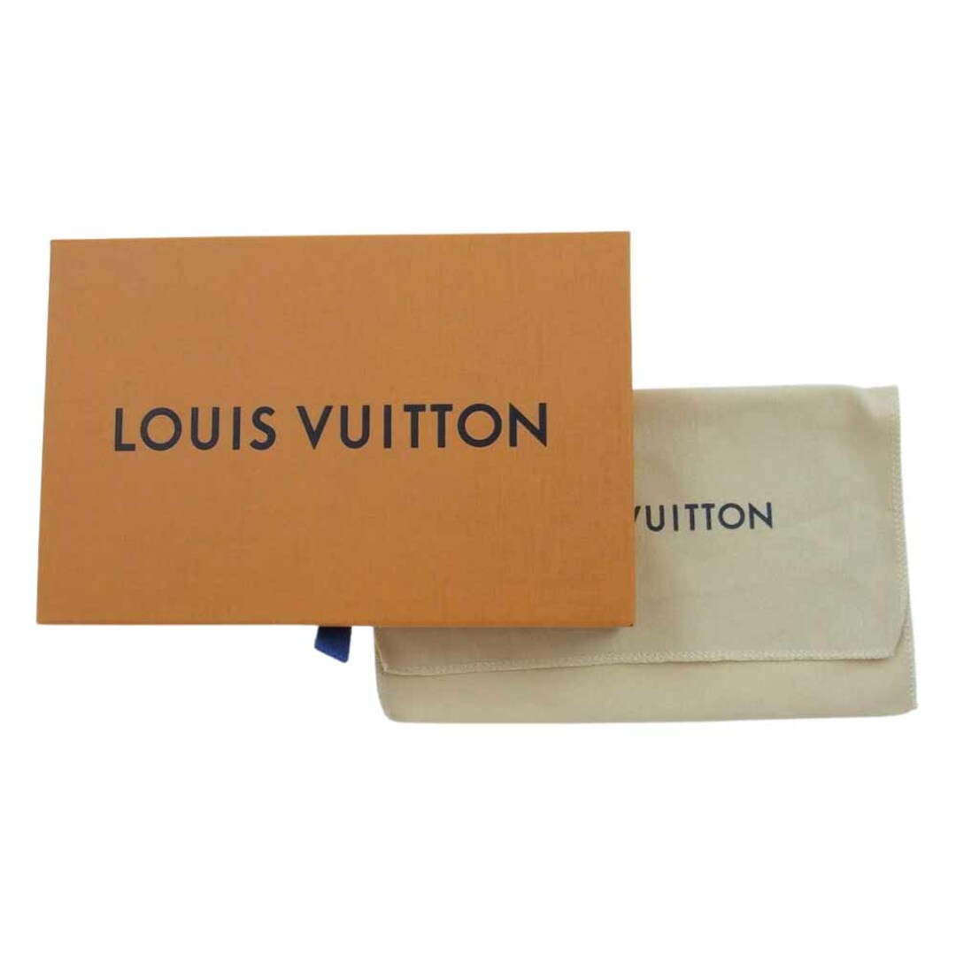 LOUIS VUITTON ルイ・ヴィトン コインケース N60388  × NIGO ニゴ ヴァージルアブロー PORTE-MONNAIE ET PORTE-CARTES DUCK 鴨 LVスクエアード コインケース ダミエジャイアント ブラック系 ブラウン系【美品】