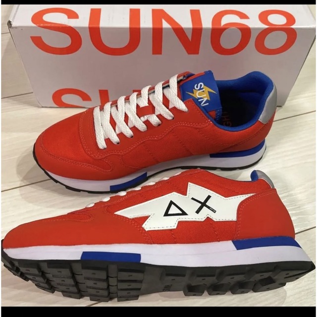 SALE‼️【新品】SUN68(サンシックスエイト) オレンジレッド 40 | フリマアプリ ラクマ