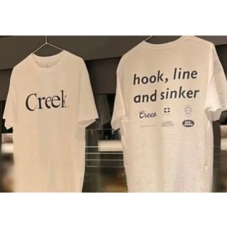 激レア！creekのロゴTシャツ白L ennoy etavirp alwayth(Tシャツ/カットソー(半袖/袖なし))