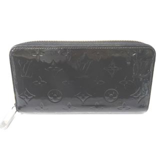 ルイヴィトン(LOUIS VUITTON)のルイ・ヴィトン ラウンドファスナー長財布 モノグラム・ヴェルニ ジッピーウォレット M90075 ノワール ユニセックス LOUIS VUITTON Ft1116711 中古(長財布)