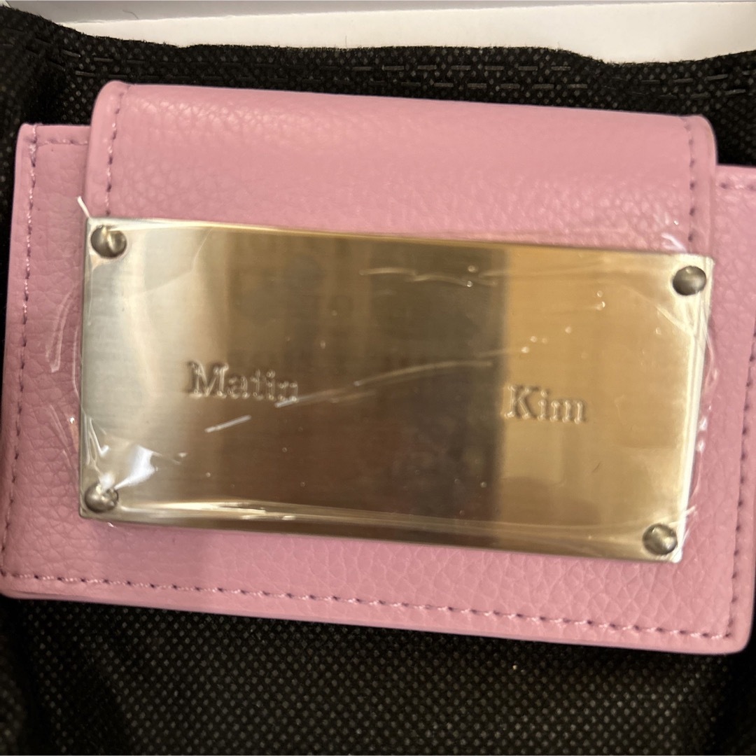 新品 MATIN KIM マーティンキム　アコーディオンウォレット　ピンク