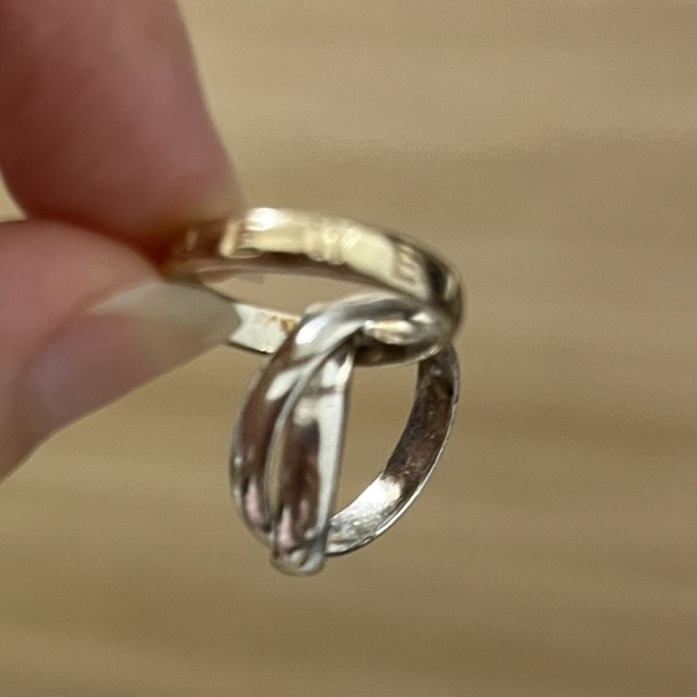 STAR JEWELRY - スタージュエリー 3連リング ゴールド シルバー STAR JEWELRY - スタージュエリー 3連リング ゴールド シルバー