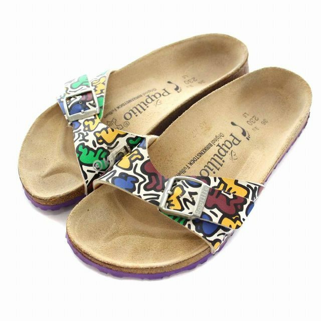 BIRKENSTOCK(ビルケンシュトック)のビルケンシュトック パピリオ キースヘリング サンダル 36 マルチカラー レディースの靴/シューズ(サンダル)の商品写真