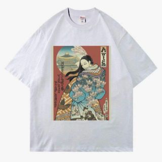 Awich Tシャツ 浮世絵 ホワイト(Tシャツ/カットソー(半袖/袖なし))