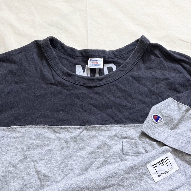 Champion(チャンピオン)のChampion(USA)コットンボーダーポケットTシャツ メンズのトップス(Tシャツ/カットソー(半袖/袖なし))の商品写真