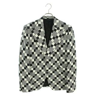 ルイヴィトン(LOUIS VUITTON)のルイヴィトン  21SS  RM211 ZVL HKJ60E 裏地モノグラムブロックチェックジャケット  メンズ 50(その他)