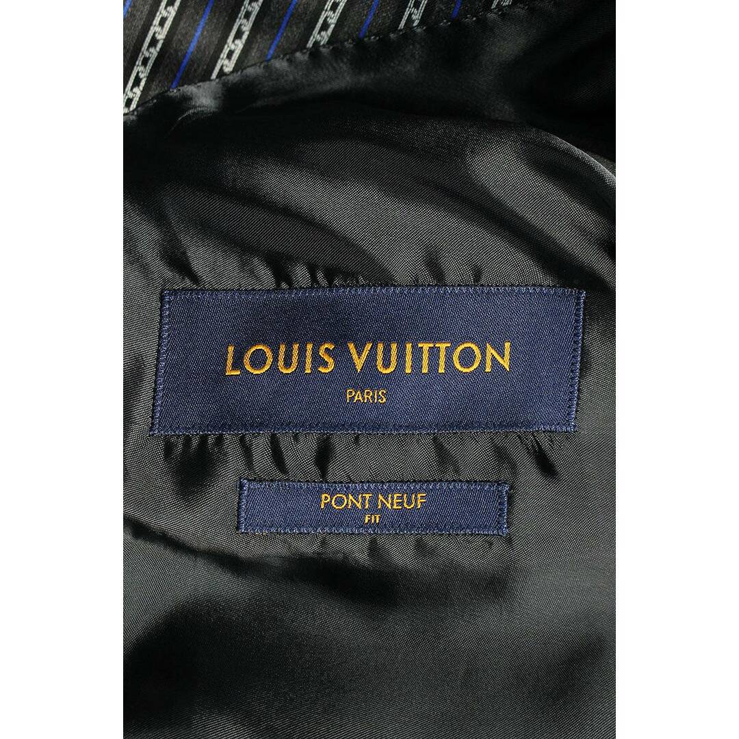 LOUIS VUITTON(ルイヴィトン)のルイヴィトン  19AW  RM192F ストライプシルク混ダブルテーラードジャケット メンズ 52 メンズのジャケット/アウター(その他)の商品写真