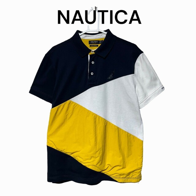 NAUTICA(ノーティカ)の古着　ノーティカ　NAUTICA ポロシャツ メンズのトップス(ポロシャツ)の商品写真