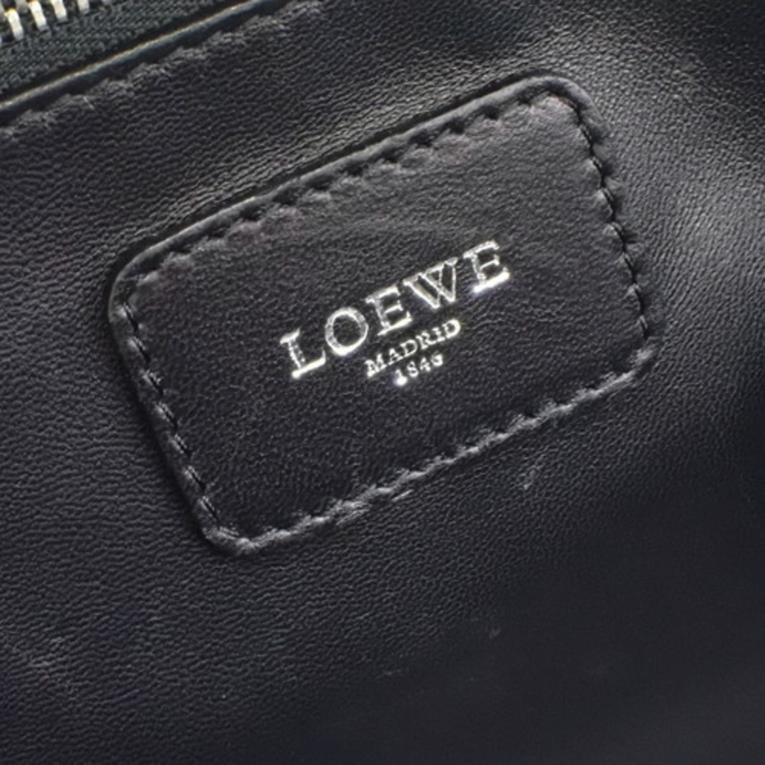 LOEWE   ロエベハンドバッグ アマソナ  カーフ ブラック黒