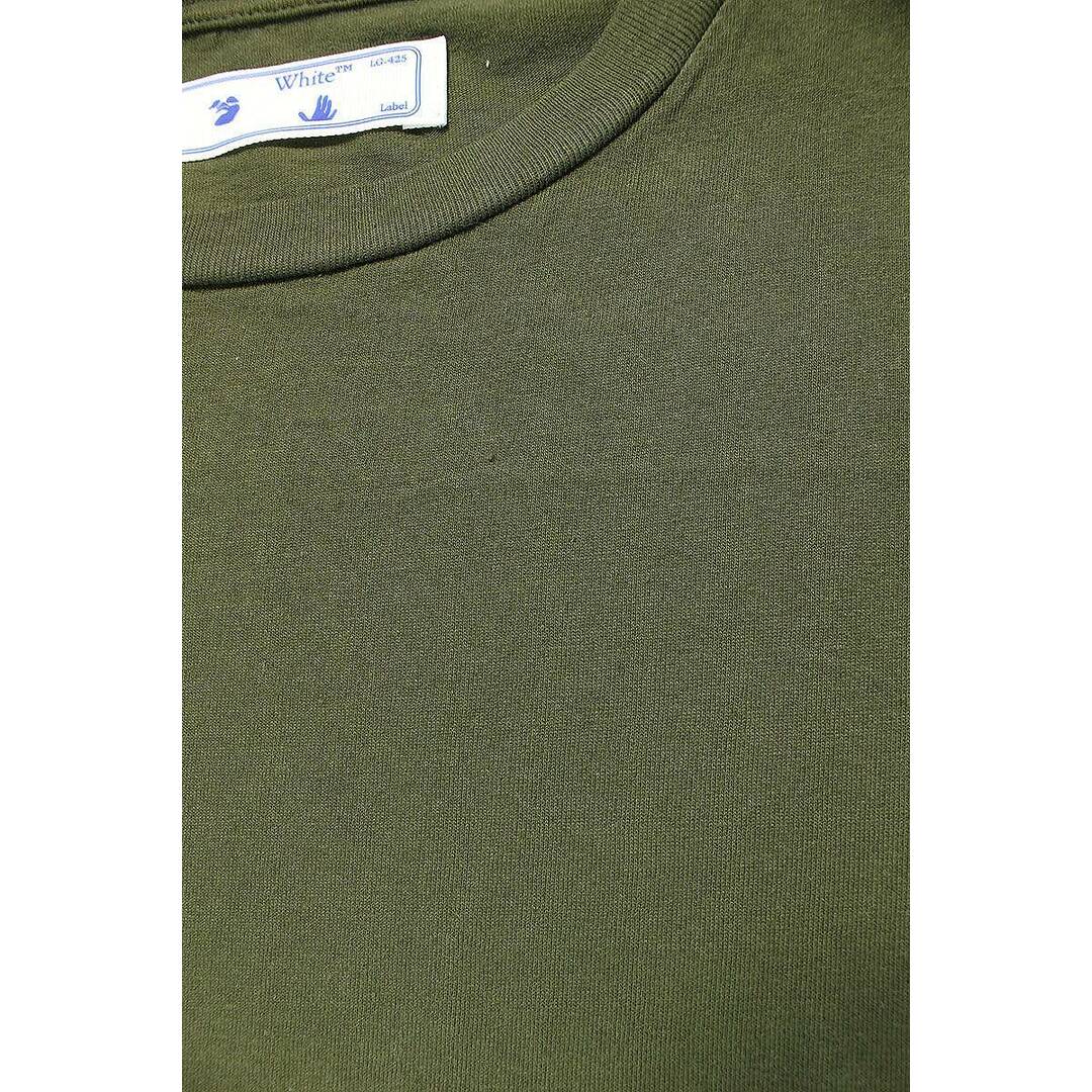 OFF-WHITE(オフホワイト)のオフホワイト  21SS  OMAA027S21JER002 ヴィンテージペイントロゴTシャツ メンズ XL メンズのトップス(Tシャツ/カットソー(半袖/袖なし))の商品写真