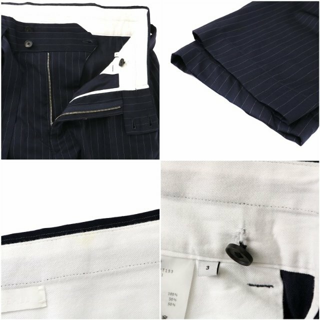 other(アザー)のSEEALL セットアップ 上下 コート パンツ 2 M 3 L 紺 白 メンズのジャケット/アウター(その他)の商品写真
