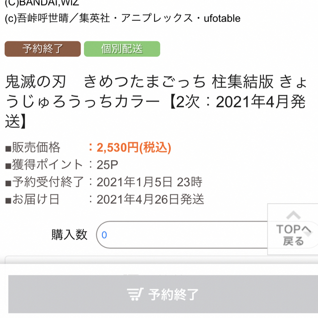 BANDAI(バンダイ)のるき様専用　きめつたまごっち　柱集結版　きょうじゅろうっちカラー　煉獄杏寿郎 エンタメ/ホビーのフィギュア(アニメ/ゲーム)の商品写真